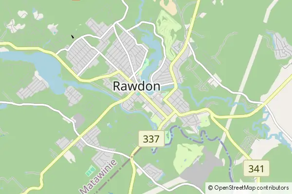 Mapa Rawdon