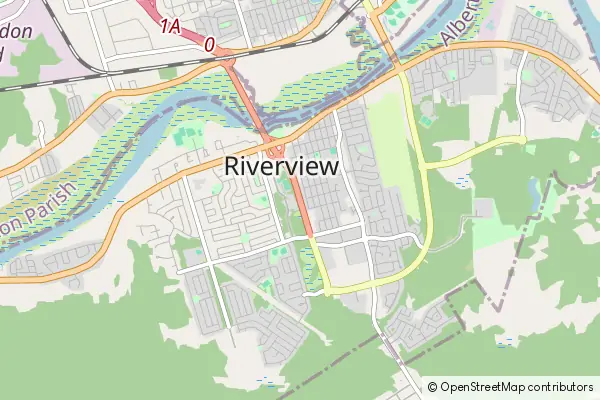 Mapa Riverview