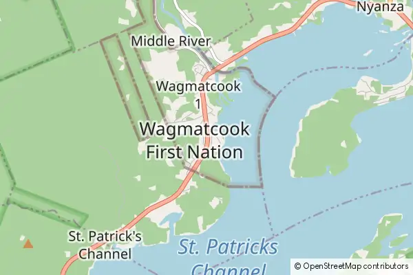 Mapa Wagmatcook