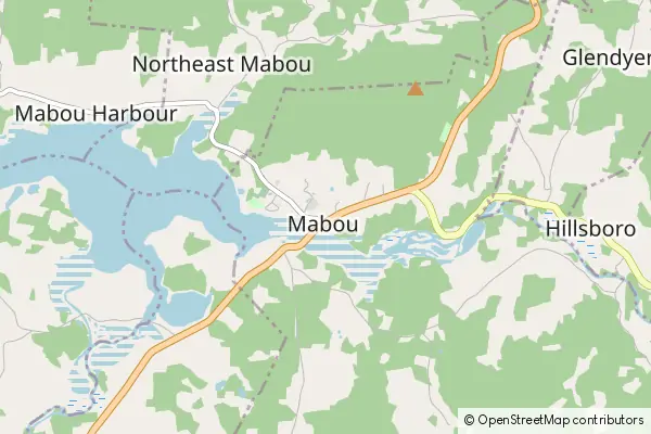 Mapa Mabou