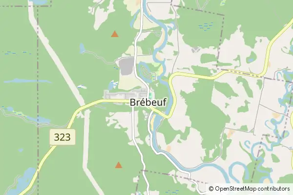 Mapa Brebeuf