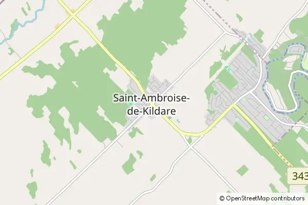 Mapa Saint-Ambroise-de-Kildare