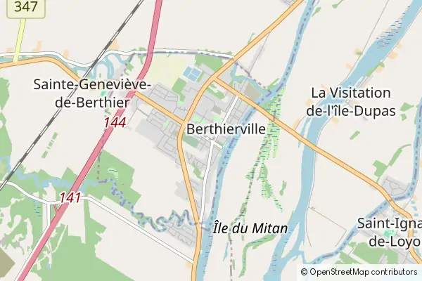 Mapa Berthierville