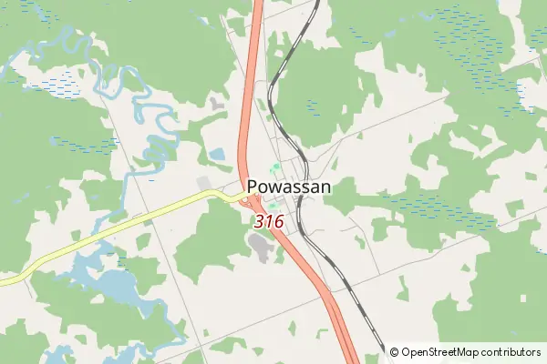 Mapa Powassan