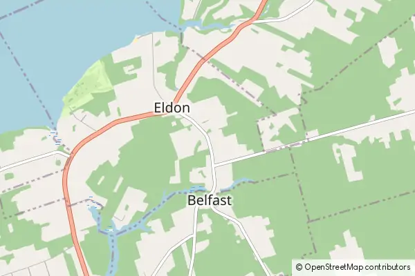 Mapa Belfast