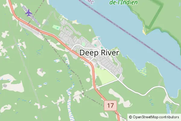 Mapa Deep River