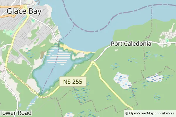 Mapa Glace Bay