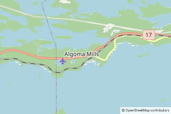 Mapa Algoma Mills