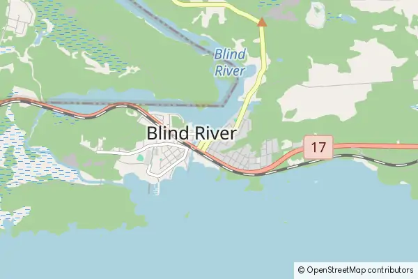 Mapa Blind River