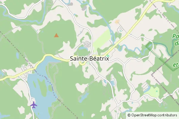 Mapa Sainte-Béatrix