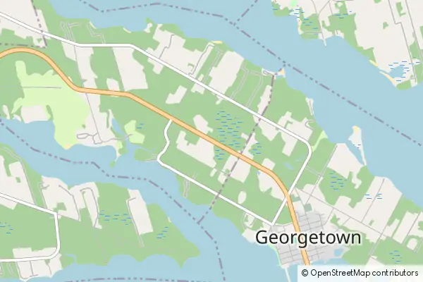 Mapa Georgetown