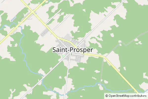 Mapa Saint-Prosper