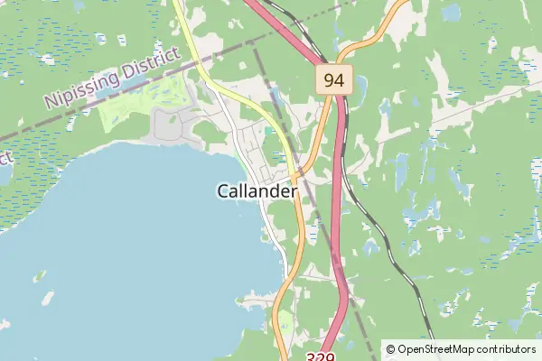 Mapa Callander