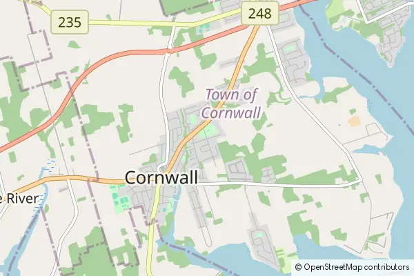 Mapa Cornwall