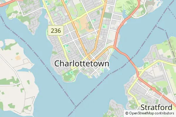 Mapa Charlottetown