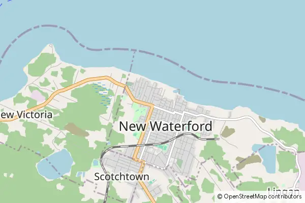 Mapa New Waterford