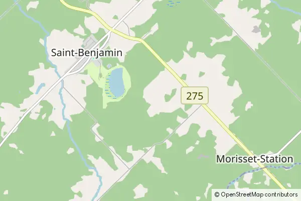 Mapa Saint-Benjamin