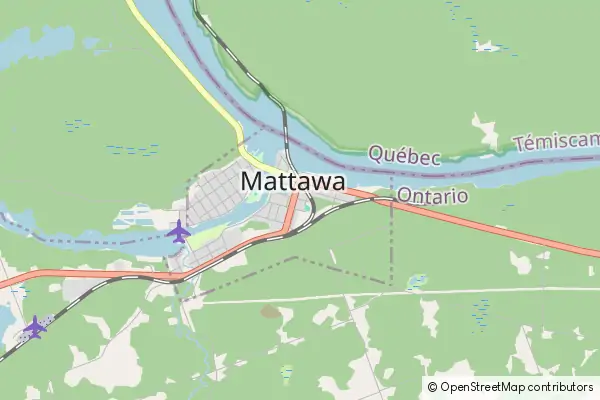 Mapa Mattawa