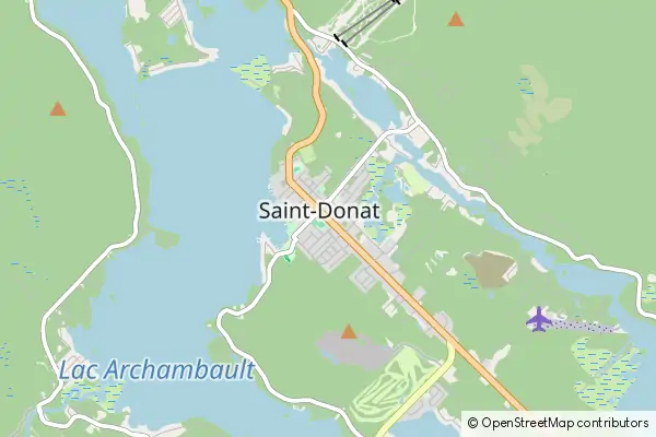 Mapa Saint-Donat-de-Montcalm