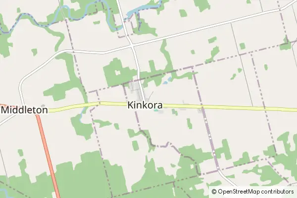 Mapa Kinkora