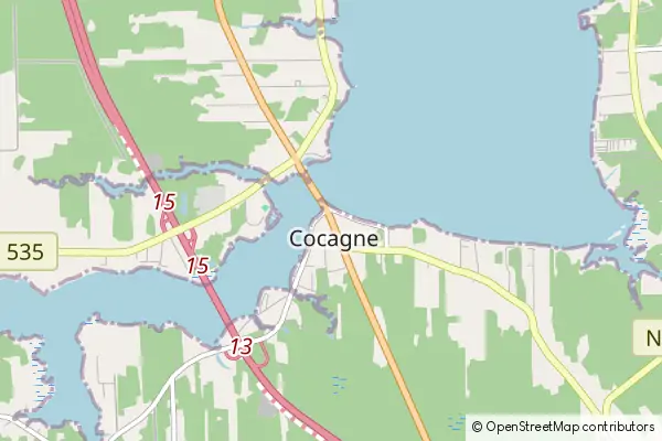 Mapa Cocagne