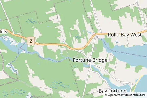 Mapa Fortune Bridge