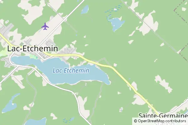 Mapa Lac Etchemin