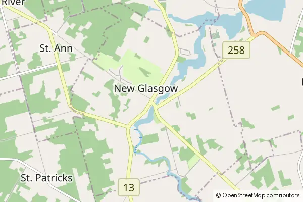 Mapa New Glasgow