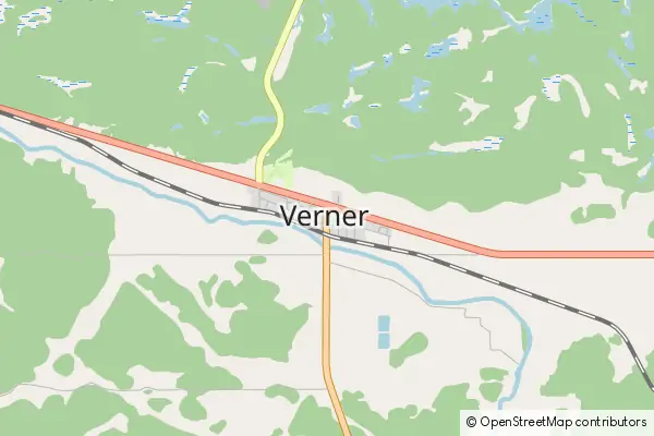 Mapa Verner