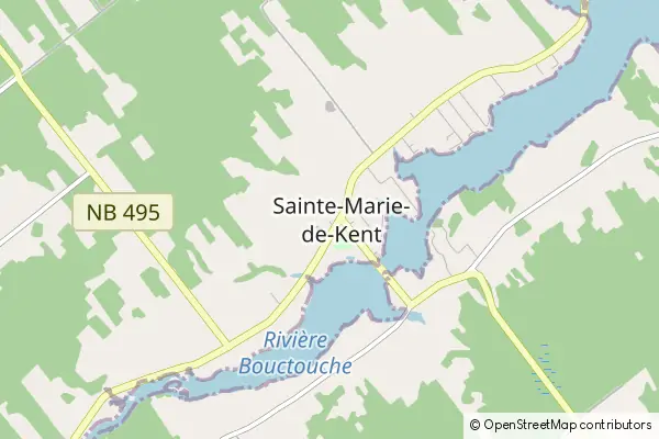 Mapa Sainte-Marie-de-Kent