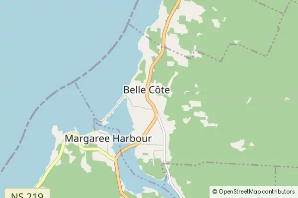 Mapa Belle Cote