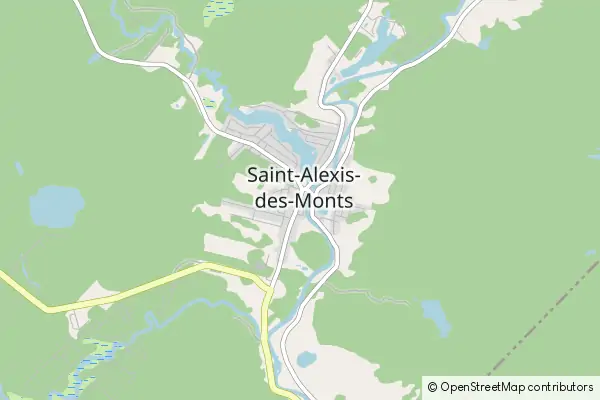 Mapa Saint-Alexis-des-Monts