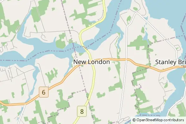 Mapa New London