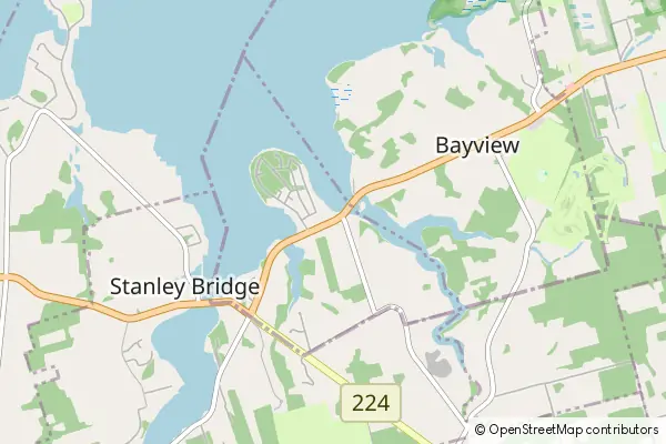 Mapa Stanley Bridge