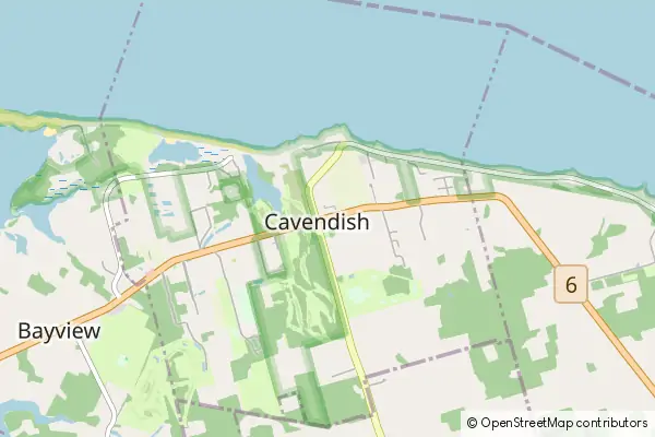 Mapa Cavendish