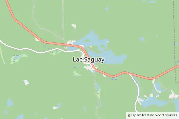 Mapa Lac-Saguay