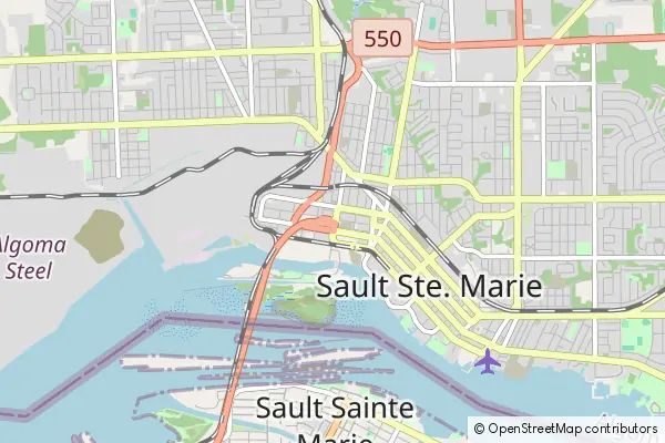 Mapa Sault Ste. Marie