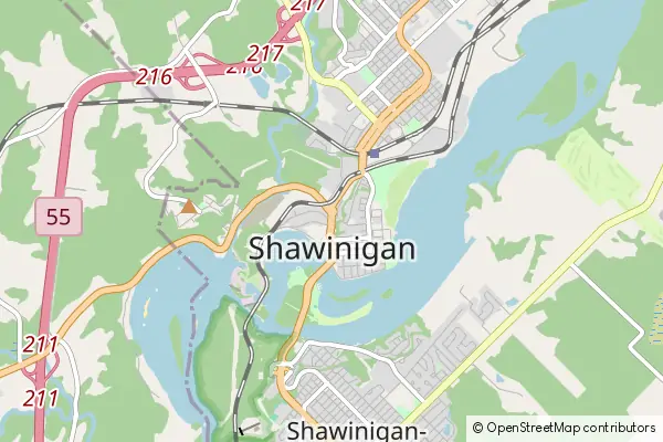 Mapa Shawinigan