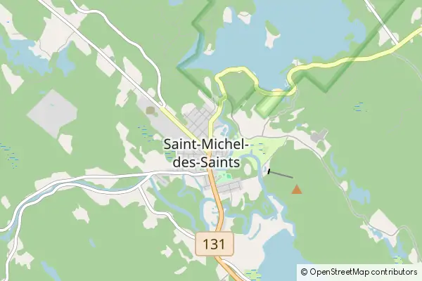 Mapa Saint Michel des Saints