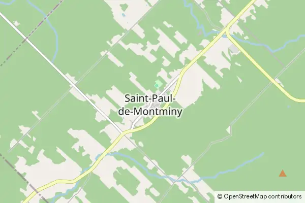 Mapa Saint-Paul-de-Montminy