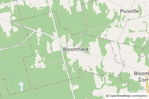 Mapa Bloomfield