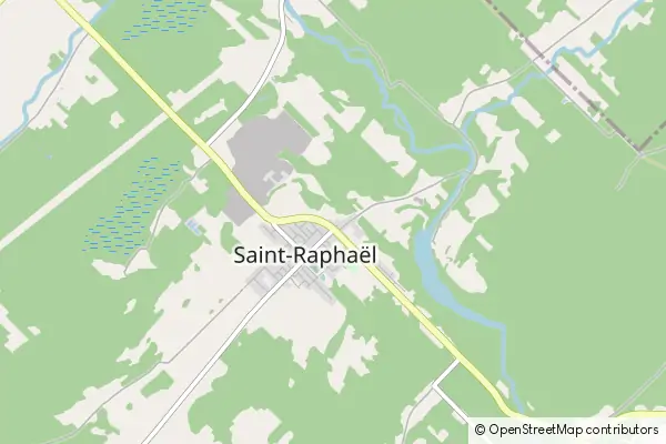 Mapa Saint-Raphael