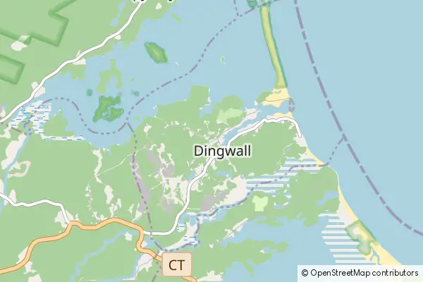 Mapa Dingwall