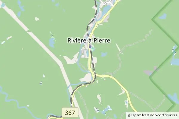 Mapa Rivière-à-Pierre