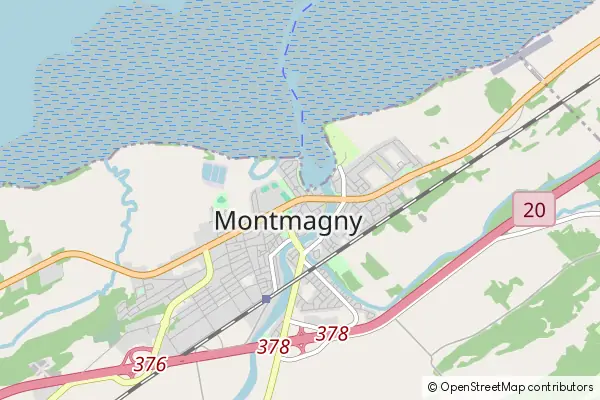 Mapa Montmagny