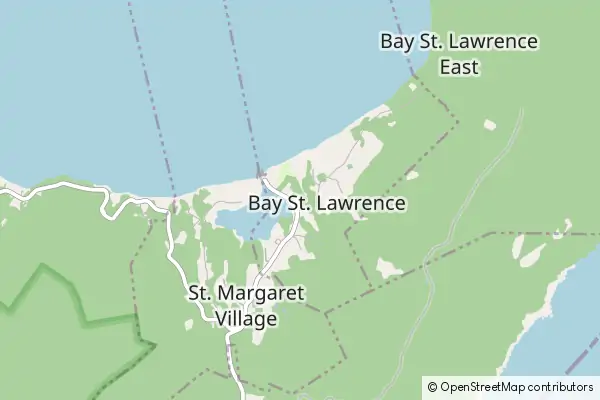 Mapa Bay St. Lawrence