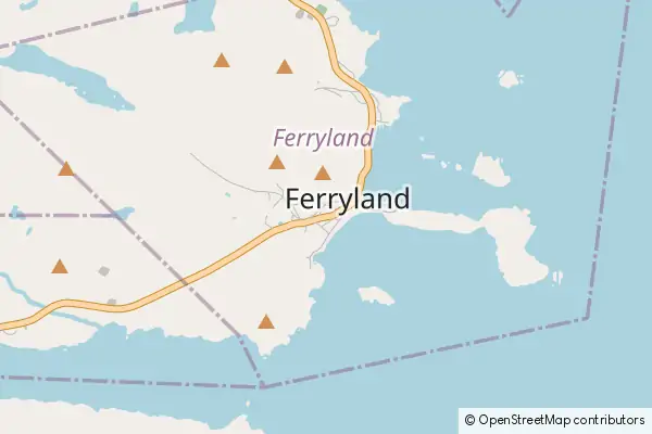 Mapa Ferryland