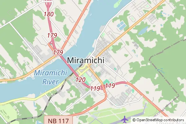 Mapa Miramichi