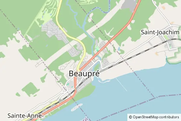 Mapa Beaupré