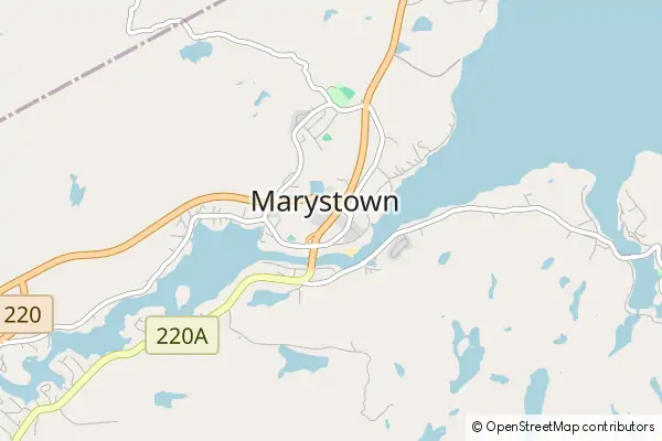 Mapa Marystown